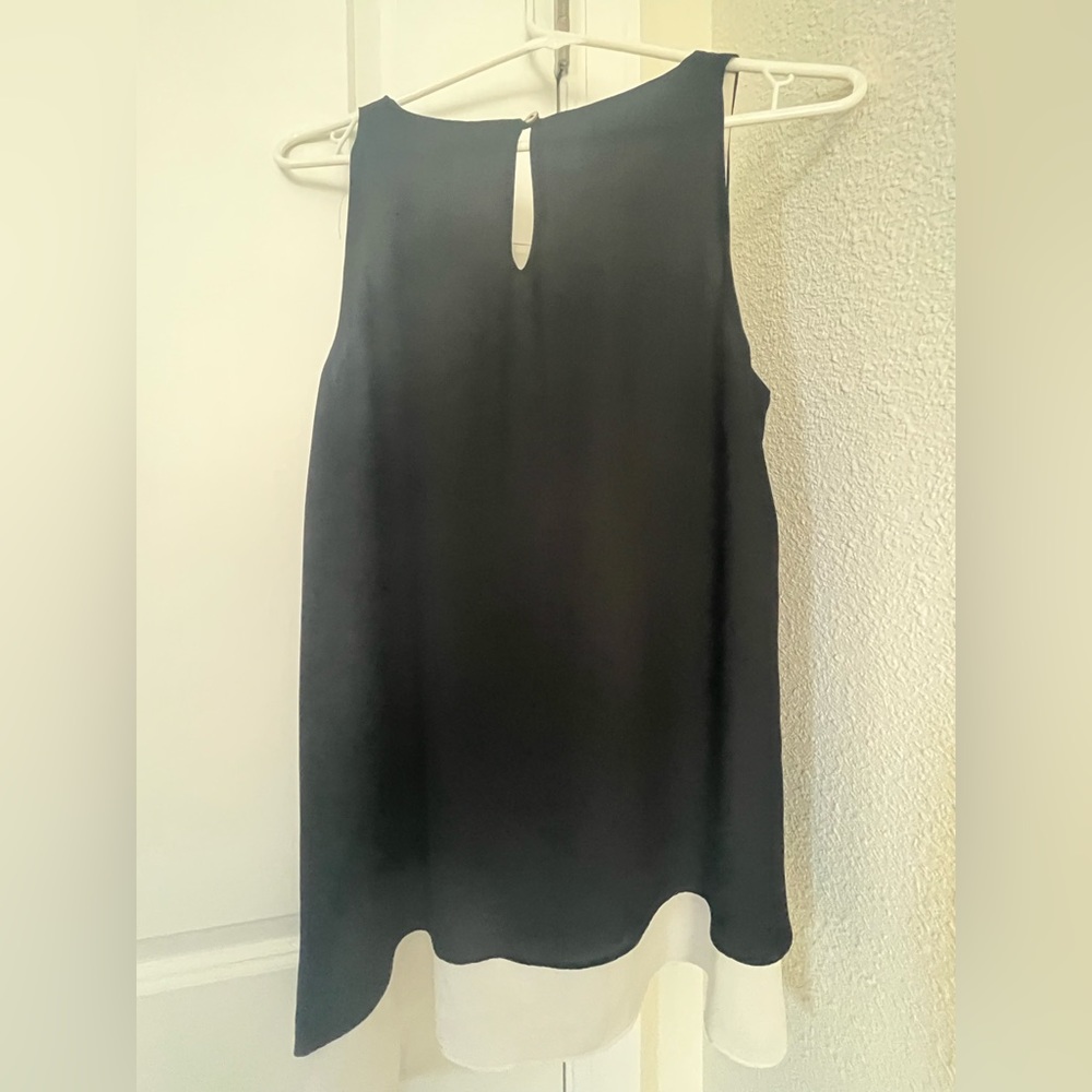 Studio M sleeveless top black and white size Small - Picture 3 of 12